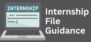 Internship File Guidance